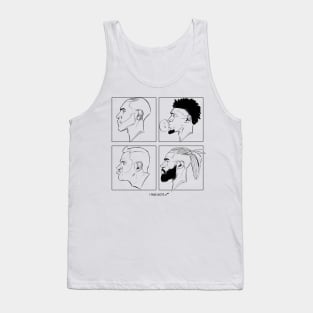 Take Note - Jazz Quad BW Tank Top